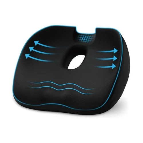 All-Season Memory Foam Office Seat Cushion for Prolonged Sitting, Thickened Coccyx Cushion for Students, Wholesale for Cars