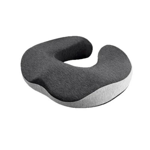 Memory Foam Hemorrhoid Cushion | Office Seat Cushion | Doesn't Flatten Even After Long Hours of Sitting | Breathable | Chair Cushion | Shapes Buttocks | Coccyx Support | Seat Cushion