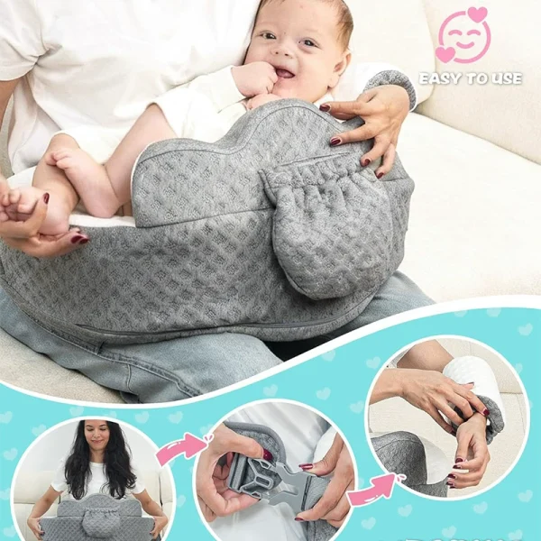 O1CN015HtKsa1s7MEDIld8m_!!2220254235719-0-cib.jpg_ Nursing Pillow: Slow-Rebound Memory Foam Pregnancy and Nursing Pillow for Breastfeeding and Spit-Up Relief