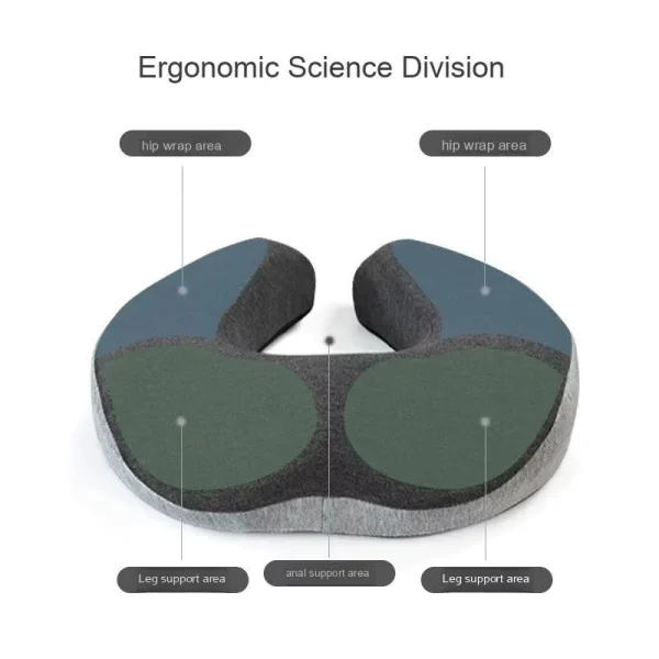 Memory Foam Seat Cushion: Breathable Cushion for Long Hours of Sitting at the Office