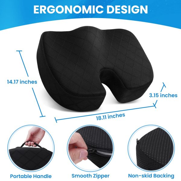O1CN017tZDVr2I9LphcYMgT_!!2816569243-0-cib Summer Mesh Height-Adjustable Thickened Seat Cushion with Memory Foam for Students, Car Seat Cushion, and Office Chair Cushion
