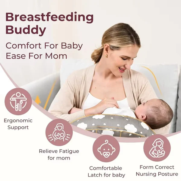 O1CN017uEGa41s7MEbexqTe_!!2220254235719-0-cib.jpg_ Nursing Pillow with adjustable strap and removable cover, suitable for breastfeeding and bottle feeding