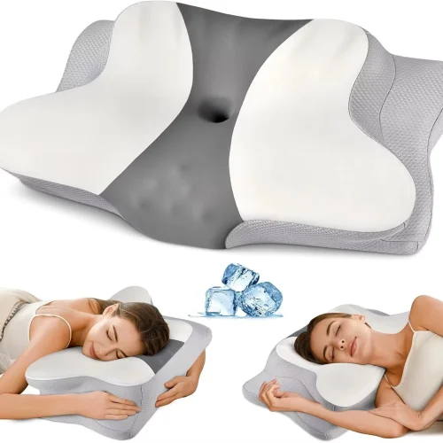 Ergonomic Side-Sleeping Pillow with Neck Support, Memory Foam, Wholesale Pillow