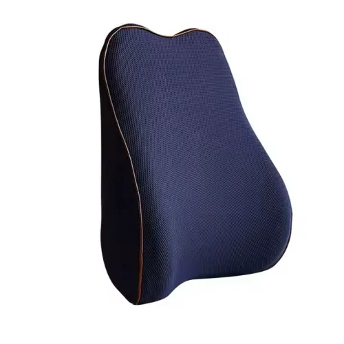 Memory Foam Lumbar Support Cushion for Prolonged Sitting, Thickened Seat Cushion, Backrest Pillow, Pregnancy Lumbar Support, Car Lumbar Pillow, Ergonomic Cross-Design