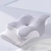 O1CN018EYeMe2I9LsITlD4r_!!2816569243-0-cib.jpg_ Cross-border Memory Foam Pillow: Slow-Rebound Memory Foam Pillow for Neck Support, Non-Collapsing, Butterfly-Shaped Cervical Pillow, Wholesale Pillows