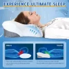 O1CN0190euPh2I9LtpKJqJj_!!2816569243-0-cib.jpg_ Memory Foam Cervical Pillow (Low Profile), Butterfly-Shaped Adult Pillow Insert, Adjustable Orthopedic Pillow, Breathable Sleep Pillow Cover