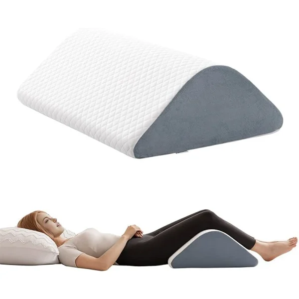 O1CN019Bkg8p2I9LtSGF5N3_!!2816569243-0-cib.jpg_ Triangular Pillow, Knee Support Pillow, Knee Wedge, Knee Support, Leg Elevation Pillow, Sleep Aid, Removable Pillowcase