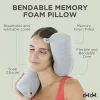 O1CN019avmCV2I9LpFsW3OD_!!2816569243-0-cib.jpg_ Travel Pillow: Flexible Memory Foam Pillow with Slow-Rebound Support for Neck Comfort; Cylindrical, Twisted, and U-Shaped Styles Available