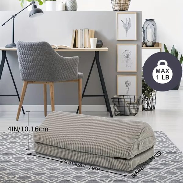 Adjustable Memory Foam Footrest for Under the Desk—Perfect for Working at Your Desk