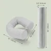 O1CN01Azs1k32I9LpHijCv3_!!2816569243-0-cib.jpg_ Travel Pillow: Flexible Memory Foam Pillow with Slow-Rebound Support for Neck Comfort; Cylindrical, Twisted, and U-Shaped Styles Available
