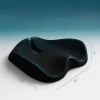 Memory Foam Slow-Rebound Car and Office Chair with Stylish Cushion for Coccyx Relief, Black - Wholesale