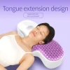 TPE Memory Foam Pillow - Neck Friend Purple TPE Pillow: Breathable and Soft, Designed for Adults