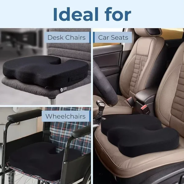 Best-Selling Cross-Border Memory Foam Car Lumbar Support Cushion Set & Ergonomic Office Chair Backrest Pillow