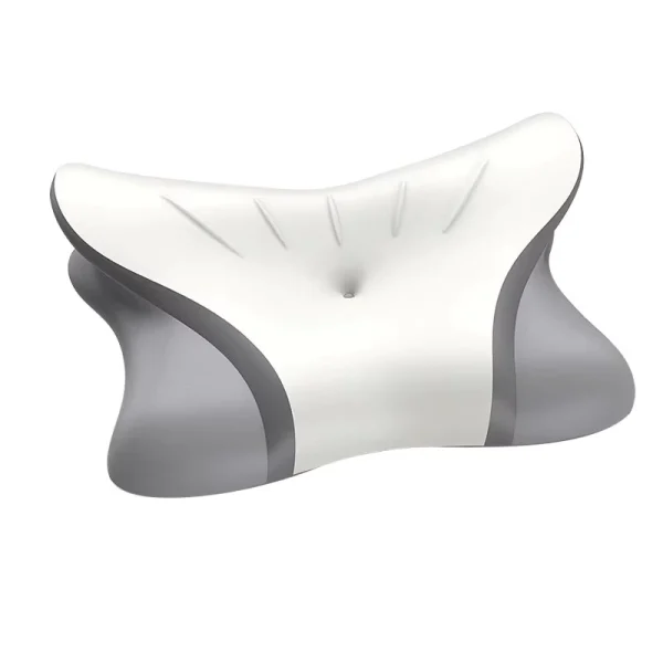 Ergonomic Memory Foam Pillow with Contoured Shape for Side Sleepers to Relieve Neck Pain
