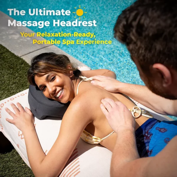 U-shaped Memory Foam Face Pillow, Outdoor Sunbathing Pillow, Stomach-Sleeping Pillow, 100% Cotton Beauty Salon Pillow, Ice-Silk Fabric