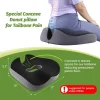 O1CN01EZ0mlR1s7MEaOVzk3_!!2220254235719-0-cib.jpg_ Concave Ring Cushion for Pelvic Pressure Relief, Car Seat Cushion, Hemorrhoid Pillow, Office Seat Cushion, Black, Wholesale