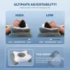 O1CN01GJo3nk2I9Ltsbp20K_!!2816569243-0-cib.jpg_ High-profile pillow core that won’t flatten or lose shape, providing neck support. Class A neck pillow, specifically designed for cervical spine care. Memory foam pillow for the entire head.