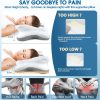 O1CN01HbISBL2I9LpHqXuui_!!2816569243-0-cib New Cross-Border Memory Foam Pillow: Slow-Rebound Memory Foam, Neck Support, Breathable, Relieves Cervical Spine Strain, Contoured Neck Support Pillow