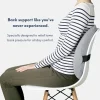 Lumbar Support Cushion, Memory Foam Office Pillow, Slow-Rebound Pillow Core, Removable and Washable Pillowcase, Pregnancy Lumbar Pillow, Lumbar Support Cushion