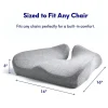Memory Foam Ergonomic Office Chair Cushion, Stylish Butt Cushion, Seat Cushion