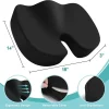 Anti-slip Orthopedic Gel Memory Foam Coccyx Cushion for Coccyx Pain – Office Chairs and Car Seats – Wholesale