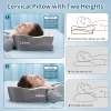 O1CN01KdrtIh2I9LvxX8u69_!!2816569243-0-cib.jpg_ Ergonomic Memory Foam Pillow with Dual Ear Relief Zones, Contoured for Side, Back, and Stomach Sleepers