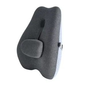 Dracey Bed Reading Pillow for Sitting in Bed, Support Pillow for Upright Bed Sitting, Padded Back Rest Lumbar Pillows with Armrests, for TV Viewing, Gaming, Office Work & Daily Rest, Ergonomic Waist & Lumbar Support Cushion
