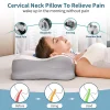 Ergonomic Memory Foam Neck Pillow for Side Sleeping