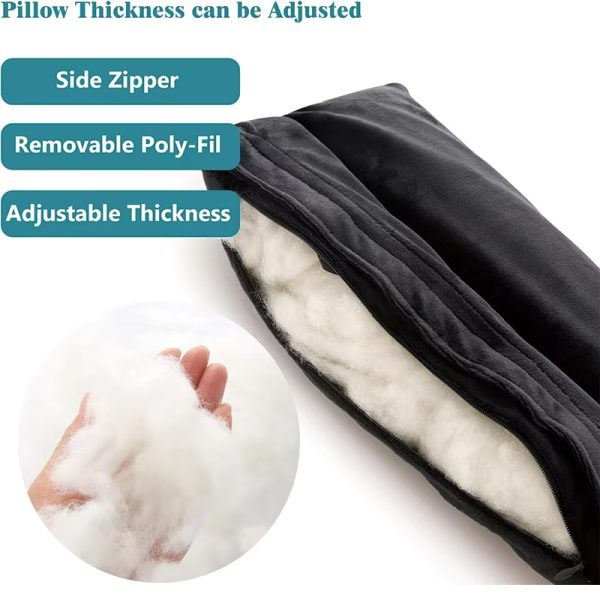O1CN01QEXdqi1s7MEVPbVvF_!!2220254235719-0-cib Therapeutic Pillow, Abdominal Support Pillow, Pillow Cover, Post-Surgery Safety Pillow, Protective Pad, Black - Wholesale Pillow