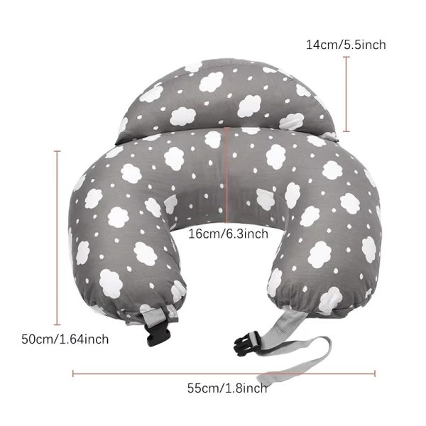 O1CN01QSxrNE1s7MEaNtq9j_!!2220254235719-0-cib Nursing Pillow with adjustable strap and removable cover, suitable for breastfeeding and bottle feeding
