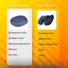 Memory Foam Seat Cushion: Designed to Prevent Hemorrhoids—Ideal for Office Chairs and Car Seats