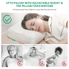 Manufacturer's Space Memory Foam Wave Pillow, Slow Rebound, Adult Pillow, Wave-Shaped Pillow, Cervical Support Pillow, Single Size