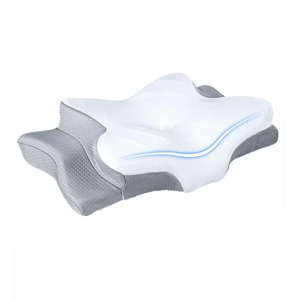 O1CN01TzOJCM2I9LpIVmrnS_!!2816569243-0-cib.jpg_ Cross-border wholesale of butterfly-shaped pillows: slow-rebound pillows designed to support the cervical spine; memory foam pillows for hotels and home use