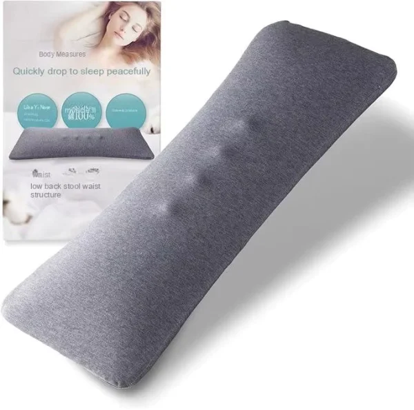 Lumbar Support Pillow for Lower Back Pain, Slow-Rebound, Bed Use, Pregnancy, Sleeping, Back Support, Lumbar Pillow