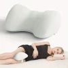 Non-sagging memory foam leg pillow designed for side and back sleepers to relieve pressure on the hips, knees, and joints wholesale