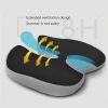 Memory Foam Seat Cushion: Non-Slip Memory Foam Cushion for Coccyx Comfort – Car Seat Cushion