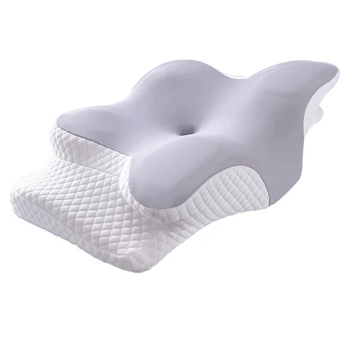 Cross-border Memory Foam Pillow: Slow-Rebound Memory Foam Pillow for Neck Support, Non-Collapsing, Butterfly-Shaped Cervical Pillow, Wholesale Pillows