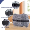 Stylish and Comfortable Office Chair with Lumbar Support Pillow, Car Back Cushion, Adjustable Shoulder Straps, and Ergonomic Seat Cushion