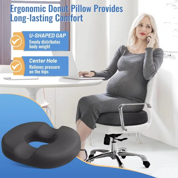 O1CN01Xueogw1s7MEa9uooN_!!2220254235719-0-cib.jpg_ Memory Foam Seat Cushion, Slow-Rebound O-Shaped Cushion, Donut-Shaped Cushion, Wholesale Pillows