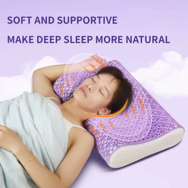 Wholesale Neck Friend Purple TPE Air Pillow - Neck Pillow for Sleep, Breathable, Soft, for Home Use