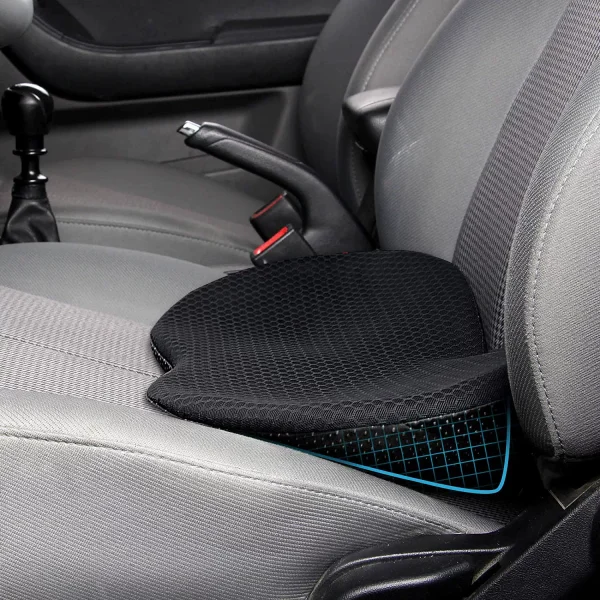 Car Seat Cushion - All-Season, Butt-Lifting, Lumbar Support, Dual-Purpose (Cooling in Summer)