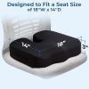 Best-Selling Cross-Border Memory Foam Car Lumbar Support Cushion Set & Ergonomic Office Chair Backrest Pillow