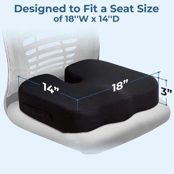 Best-Selling Cross-Border Memory Foam Car Lumbar Support Cushion Set & Ergonomic Office Chair Backrest Pillow