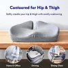 Memory Foam Ergonomic Office Chair Cushion, Stylish Butt Cushion, Seat Cushion