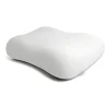 A pillow designed for side and back sleepers, featuring a contour that gently supports the head and neck