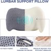 Stylish and Comfortable Office Chair with Lumbar Support Pillow, Car Back Cushion, Adjustable Shoulder Straps, and Ergonomic Seat Cushion