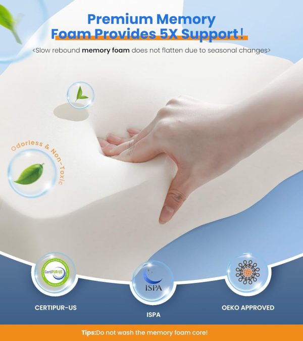 O1CN01aZGywy2I9LpJvjjv0_!!2816569243-0-cib Cross-border wholesale of butterfly-shaped pillows: slow-rebound pillows designed to support the cervical spine; memory foam pillows for hotels and home use