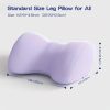 Non-sagging memory foam leg pillow designed for side and back sleepers to relieve pressure on the hips, knees, and joints wholesale