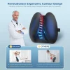 Memory Foam Lumbar Support with Adjustable Straps to Relieve Lower Back Pain—Ideal for Cars, Offices, and Home Use—Black