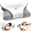 Ergonomic Memory Foam Pillow with Contoured Shape for Side Sleepers to Relieve Neck Pain